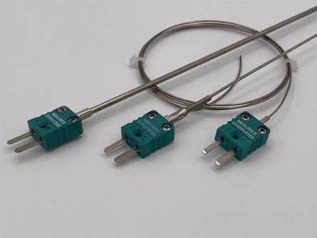 Mineral insulated thermocouple with miniature connector – CC series