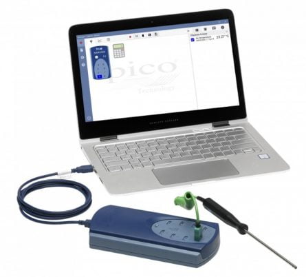 Temperature logger with USB output -EN DAT T° 8V