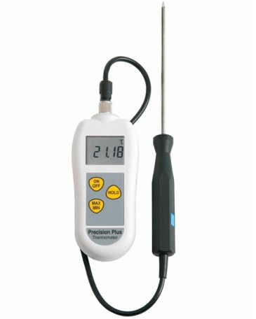 Thermomètre portable PT100 haute précision avec sonde et certificat UKAS