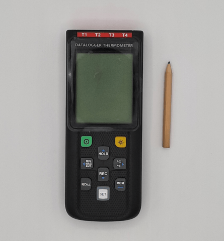Display portable temperature universal data logger 1, 2, 4 channels – PN6 4V series